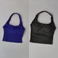 Halter Neck Yoga Tank Top with Built-in Bra
