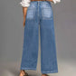👖 Damen High-Rise Weitbeinjeans – Casual & bequem! Jetzt mit 49% Rabatt!