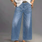 👖 Damen High-Rise Weitbeinjeans – Casual & bequem! Jetzt mit 49% Rabatt!