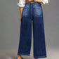 👖 Damen High-Rise Weitbeinjeans – Casual & bequem! Jetzt mit 49% Rabatt!